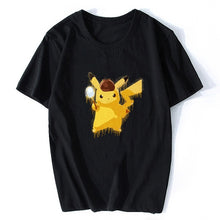 Load image into Gallery viewer, Surprised Pikachu Vaporwave Japanese Cotton Men Cool Anime Pokemon T-shirt Aesthetic Harajuku Streetwear Camisetas Hombre
