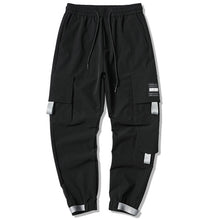Load image into Gallery viewer, 2020 Spring Autumn Streetwear Cargo Pants Men Cotton Drawstring Many Pockets Hip Hop Joggers Trousers Black Male Casual Pants