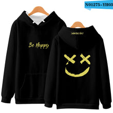 Load image into Gallery viewer, kpop hoody Smiley face hoodie Devil smile face shirt Black White off Hoodies Sweatshirts Men Women hip-hop Bboy fashion Hoodies