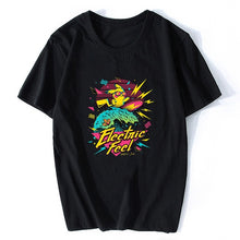 Load image into Gallery viewer, Surprised Pikachu Vaporwave Japanese Cotton Men Cool Anime Pokemon T-shirt  Aesthetic Harajuku Streetwear Camisetas Hombre

