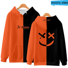 Load image into Gallery viewer, kpop hoody Smiley face hoodie Devil smile face shirt Black White off Hoodies Sweatshirts Men Women hip-hop Bboy fashion Hoodies
