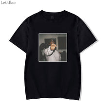 Load image into Gallery viewer, Retro Classic Juice Wrld Print Fashion Hip Hop Singer Rock Harajuku Mens T Shirt Black Cool Summer Tshirt Streetwear T-shirt Men
