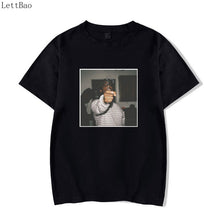 Load image into Gallery viewer, Retro Classic Juice Wrld Print Fashion Hip Hop Singer Rock Harajuku Mens T Shirt Black Cool Summer Tshirt Streetwear T-shirt Men
